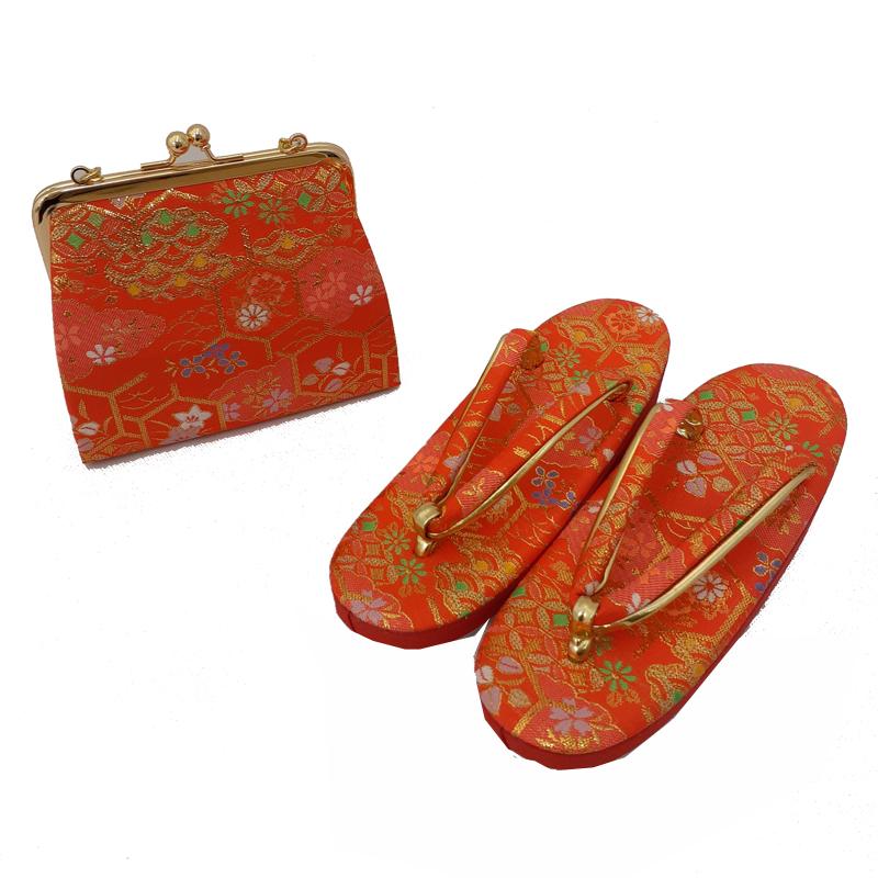 レンタル 七五三 7歳 小物 単品 筥迫セット はこせこ 草履