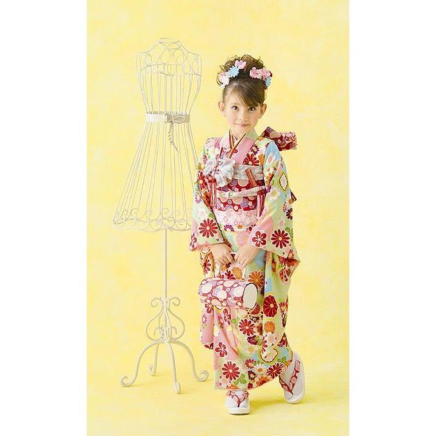 レンタル 式部浪漫 七五三 753 着物セット 7歳 7才 フルセット きもの