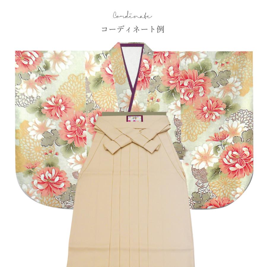 卒業式 袴 レディース 単品 ベージュ クリーム色 (全4サイズ) S M L 2L 【新品未開封／タグ付き】卒業式行燈袴 ベージュ Mサイズ 股下91cm