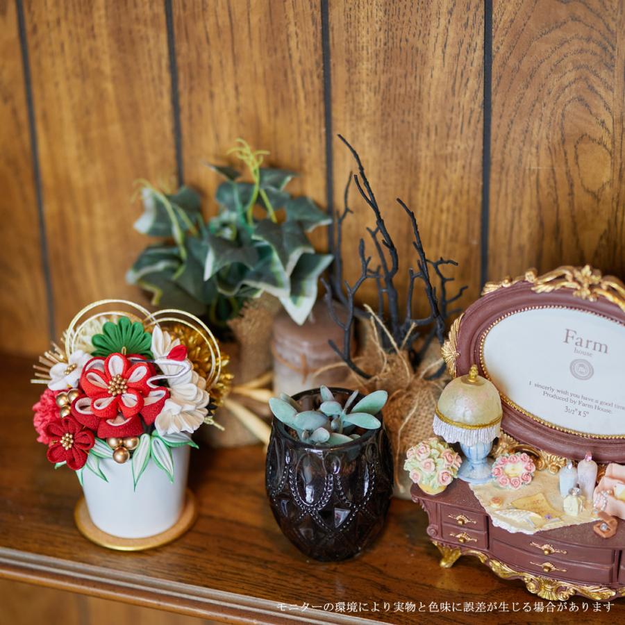 別注 髪飾り 成人式 つまみ細工 15点セット Arenca 松竹梅 Uピン 振袖