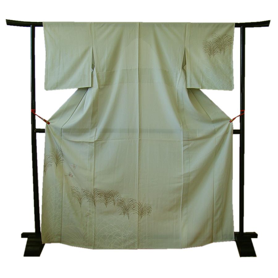 ☆美品 夏物 駒絽 3本絽 附下げ・訪問着 (正絹） 仕立上り 152cm