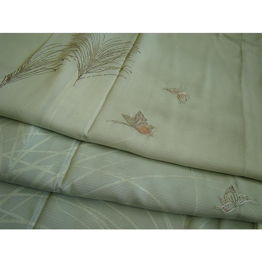 ☆美品 夏物 駒絽 3本絽 附下げ・訪問着 (正絹） 仕立上り 152cm