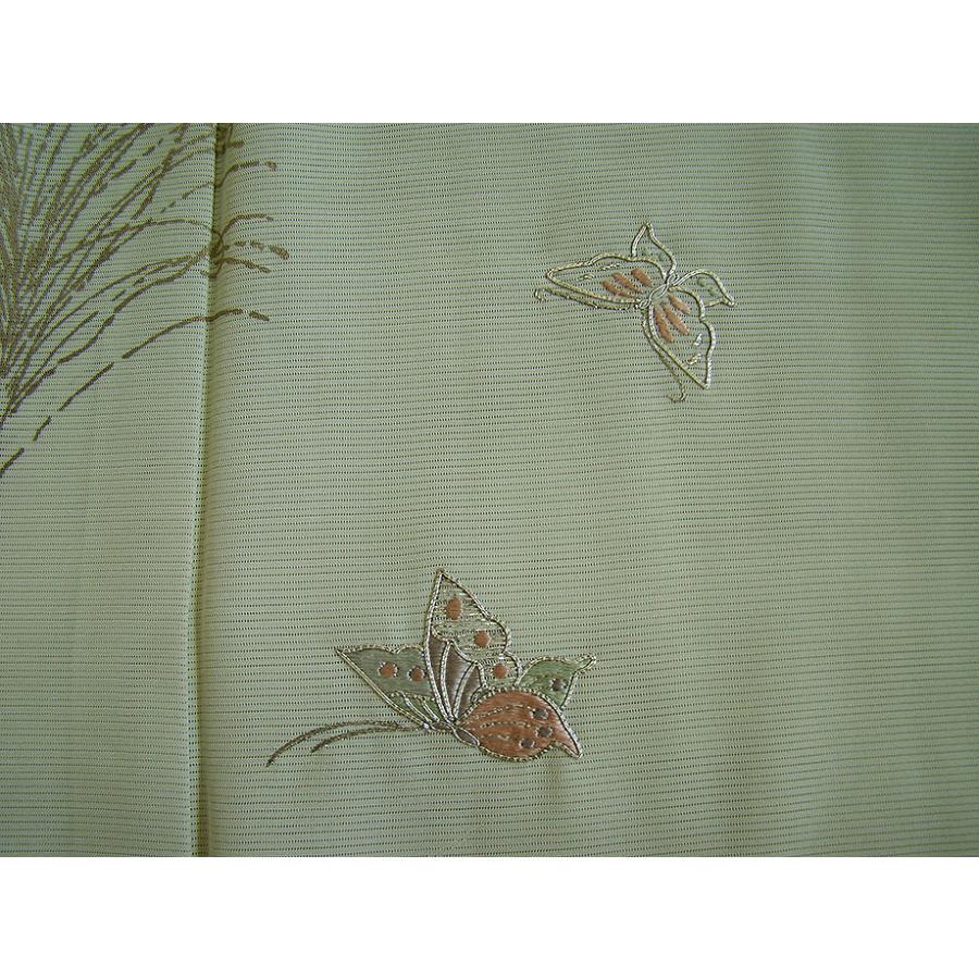 ☆美品 夏物 駒絽 3本絽 附下げ・訪問着 (正絹） 仕立上り 152cm