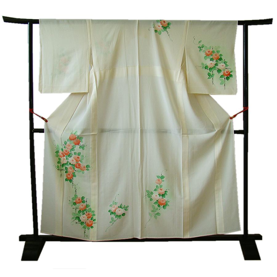 ☆美品 夏物 駒絽 附下げ 訪問着 袋帯 帯〆 3点 セット (正絹 ☆美品 夏物 駒絽 附下げ 訪問着 袋帯 帯〆 3点 セット (正絹