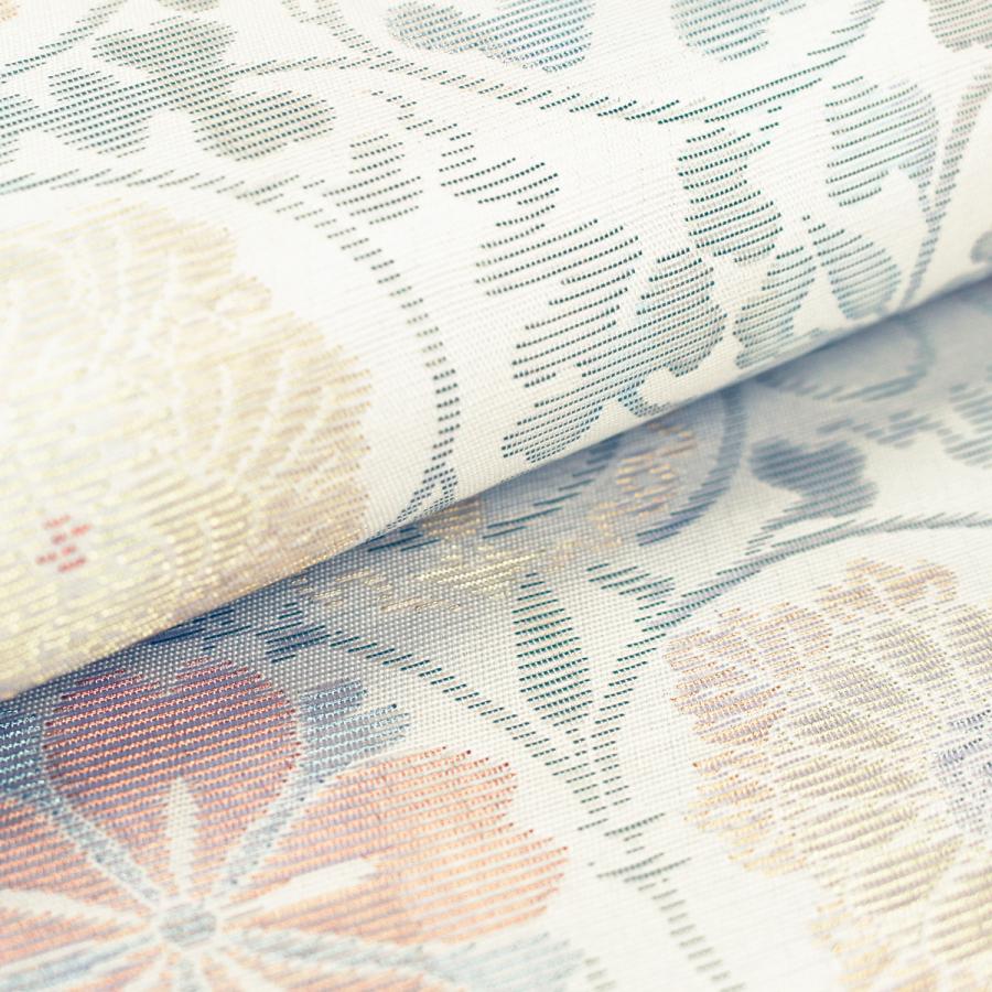 新品 希少 仕立て込 袋帯 フォーマル帯 引箔 唐織 御寮織 紋屋井関 花