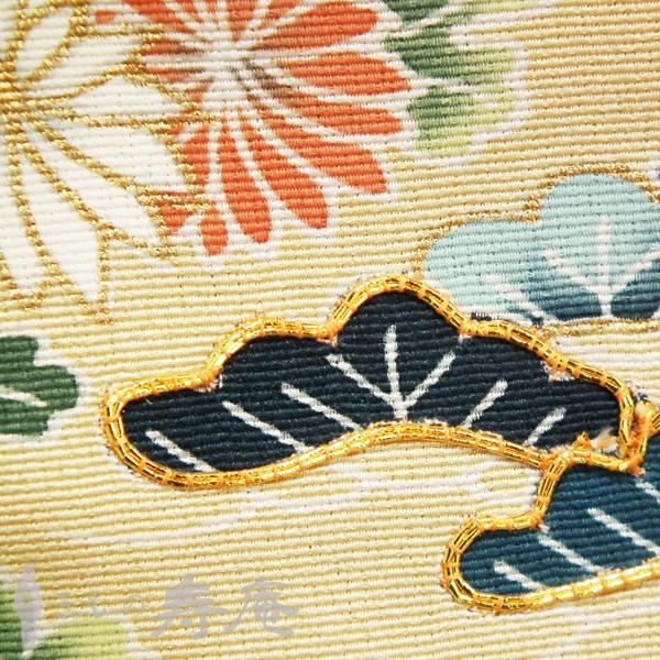 着物 訪問着 京友禅 特選創作友禅訪問着   御所解模様 新品 ベージュ色 未仕立 日本製の画像