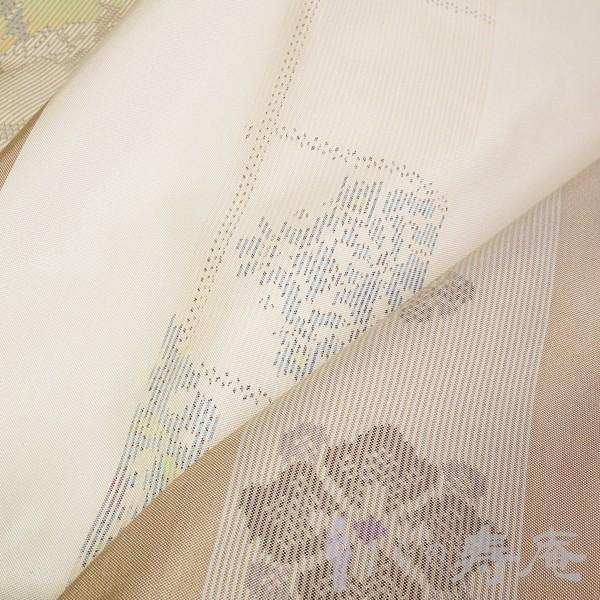 着物 白大島 本場別誂え大島紬 反物 オリジナル手絣白大島 新品 未仕立の画像