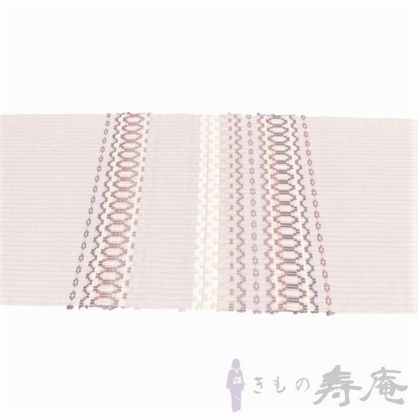 帯 名古屋帯 仕立て込み 白鷹の雪花織 九寸 伝統工芸士 佐藤新一 帯 名古屋帯 仕立て込み 白鷹の雪花織 九寸 伝統工芸士 佐藤新一