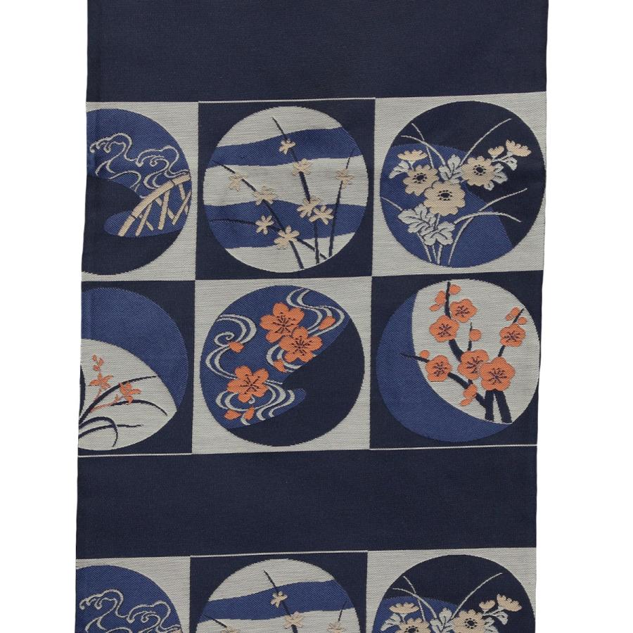 帯 袋帯 全通 仕立て込み 単衣 夏 袷 黒 青 白 紺 均一コーナー