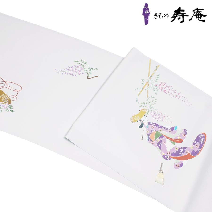 帯 名古屋帯 九寸名古屋帯 塩瀬名古屋 染め帯 仕立て込 グレー 帯 名古屋帯 九寸名古屋帯 塩瀬名古屋 染め帯 仕立て込 グレー