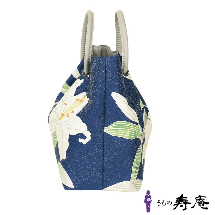 KEITA MARUYAMA 和装用バッグ 黒 蝶と花の刺繍