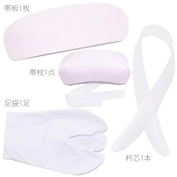着付け小物セット  ９点セット 足袋M22〜24 ワンタッチ半衿 クリップ 着物 着付けセット S-LL 小物 セット 着付け小物 シンプル7点セット