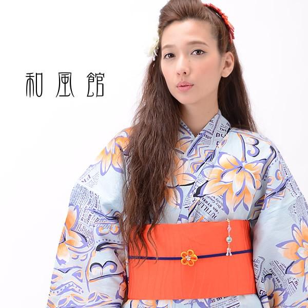 Web限定 和風館 浴衣単品 水色 花 お仕立て上がり浴衣 綿浴衣 女性浴衣 レディース 日本全国送料無料 Www Muslimaidusa Org
