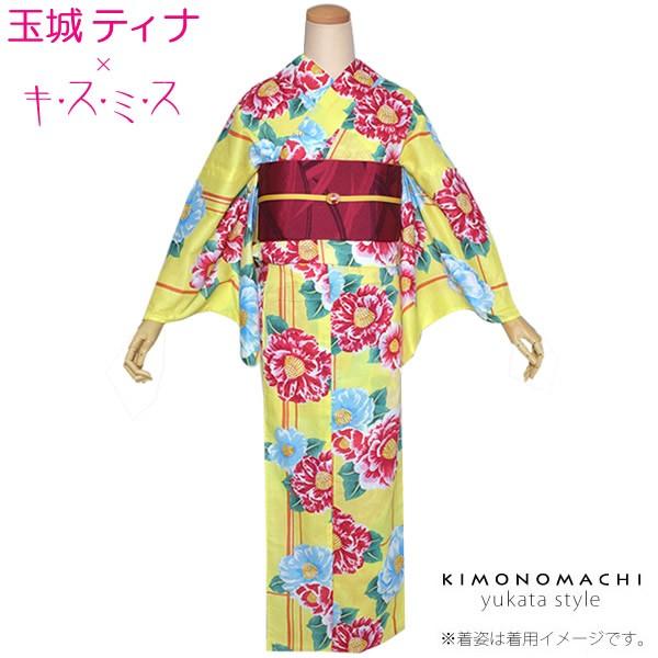 人気ショップが最安値挑戦 玉城ティナ キスミス 浴衣単品 黄色 格子に椿 フリーサイズ ブランド浴衣 プレタ浴衣 夏祭り に 6tsy 2 Ss2103ykl50 New限定品 Www Muslimaidusa Org