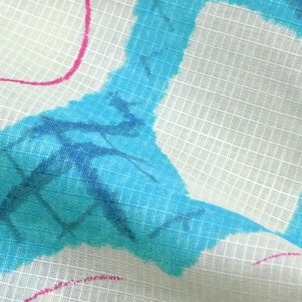 Prices down2）玉城ティナ×キスミス 浴衣単品「水色 フラワー