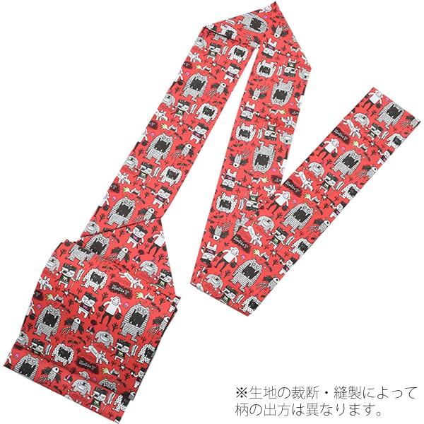 Prices down3）木綿 名古屋帯「ポピーレッド モモタロウ