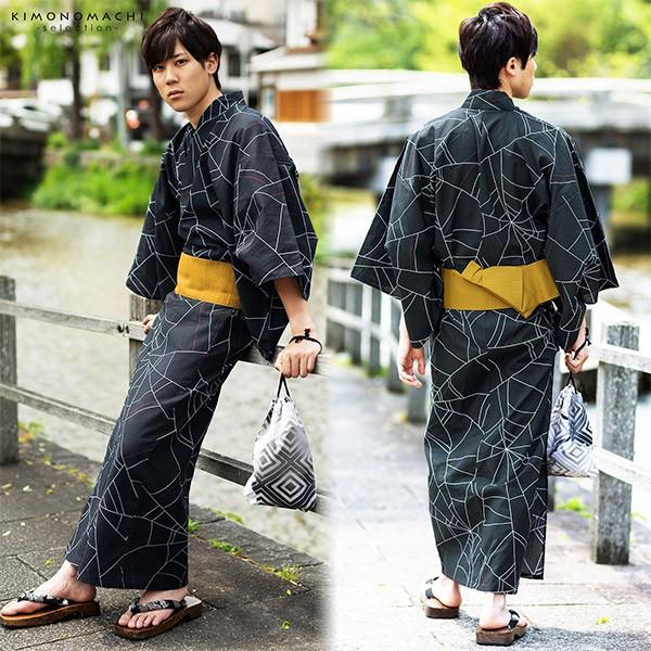 京都きもの町の浴衣 メンズ セット 男性用浴衣セット全部揃う5点フルセット 選べる浴衣9柄 ワンタッチ角帯セット M L Ll メール便 Ss2103men15 ならyahoo ショッピング ランキングや口コミも豊富なネット通販 更にお得なpaypay残高も