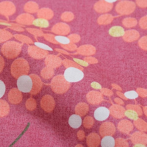 割烹着 おしゃれ 北欧 「ラズベリー ブーケ」実用的 日本製 ロング丈 かわいい 綿 着物 エプロン 母の日 プレゼント ギフト (メール便不可)