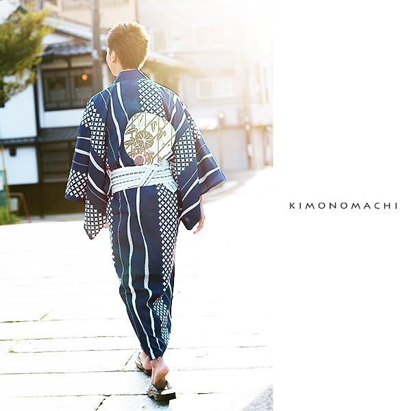 年最新海外 浴衣 メンズ 男性 夏着物 ポリエステル 市松よろけ縞 青 サイズ M L Ll 2l 男浴衣単品 ポリエステル浴衣 メール便 Ss2103men 想像を超えての Cloud Mydl Fr