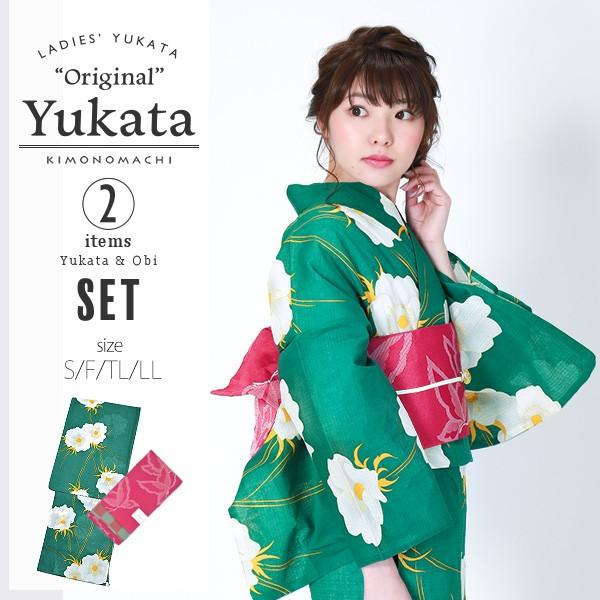 最安値に挑戦 浴衣 レディース セット Kimonomachi クロムグリーン ポピー S F Tl Ll 綿 楽天ランキング1位 Camaramunicipalsrj Mg Gov Br