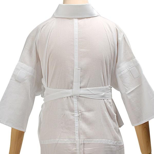 長襦袢 夏用 洗える 半襟 夏 白 き楽っく ファスナー式 替え衿付き 涼 夏用のうそつき襦袢 半衿 きらっく 小紋 フォーマル ※変え袖別売※（メール便不可）＜H＞ | ブランド登録なし | 12