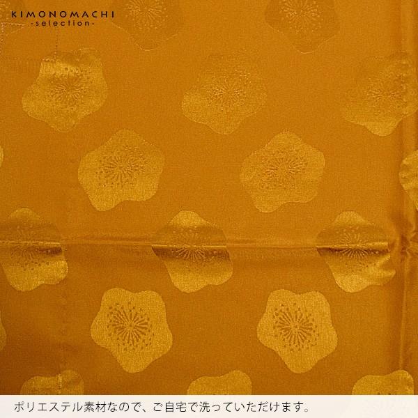 衿秀 き楽っく きらっく 専用 替え袖「黄土色に梅」長襦袢用替え袖 半襦袢用替え袖 きらっく 洗える替え袖※襦袢 衿 別売※ （メール便対応可）＜H＞wm★10％OFF | ブランド登録なし | 01