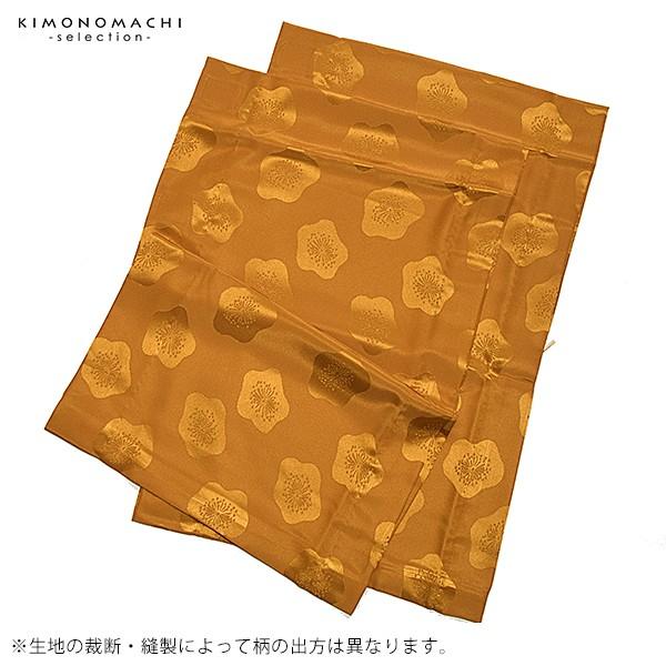 衿秀 き楽っく きらっく 専用 替え袖「黄土色に梅」長襦袢用替え袖 半襦袢用替え袖 きらっく 洗える替え袖※襦袢 衿 別売※ （メール便対応可）＜H＞wm★10％OFF | ブランド登録なし | 02