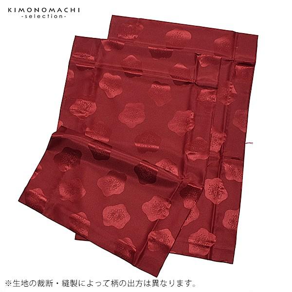 衿秀 き楽っく きらっく 専用 替え袖「エンジに梅」長襦袢用替え袖 半襦袢用替え袖 きらっく 洗える替え袖※襦袢 衿 別売※カジュアル （メール便対応可）＜H＞ | ブランド登録なし | 02