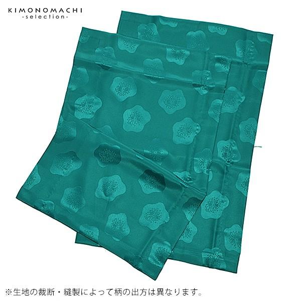 衿秀 き楽っく きらっく 替え袖「ターコイズに梅」長襦袢用替え袖 半襦袢用替え袖 きらっく 洗える※襦袢 衿 別売※（メール便可）＜H＞ss2603wkm10 | ブランド登録なし | 02