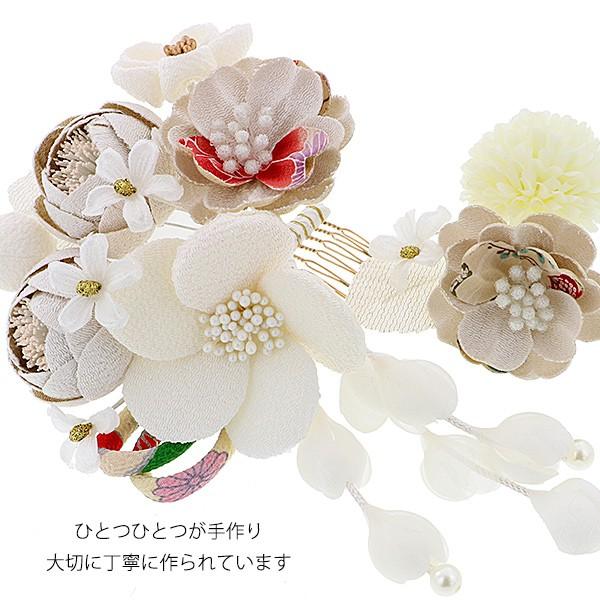 正規店仕入れの 成人式 髪飾り 白 ゴールド 花 紐 Uピン 2点セット 象牙色 No 白 振袖 袴 卒業式 結婚式 着物 H メール便 日本産 Atempletonphoto Com