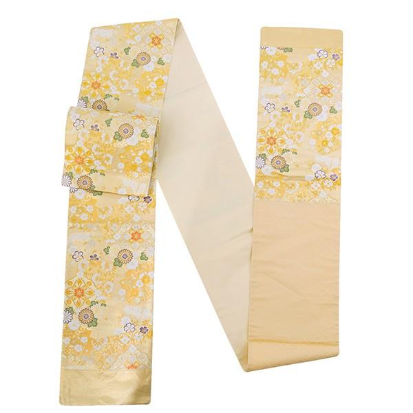 （Prices down4）礼装 袋帯「源氏香 華文」日本製 西陣織証紙番号No.2362 大光株式会社 絹 未仕立て 六通柄 訪問着用 色留袖用(メール便不可）＜T＞の画像
