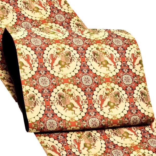 最大79%OFFクーポン Prices down 洒落袋帯 獅子狩文錦 龍村美術織物