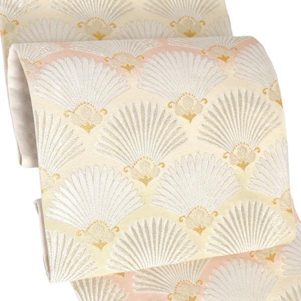 New限定品 帯 礼装 袋帯 フォーマル 緑 ピンク横段 松青海波 日本製 西陣織 未仕立て 証紙番号no 1810 浅田叡一織物 絹 訪問着 色無地 T メール便不可 新品即決 Www Skylanceronline Com