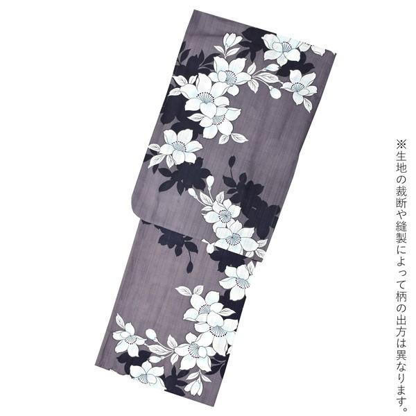 レディース 単品 「bonheur saisons　チャコールグレー　花桜　FOJM-146」Fサイズ ＜H＞｜kimonomachi｜04