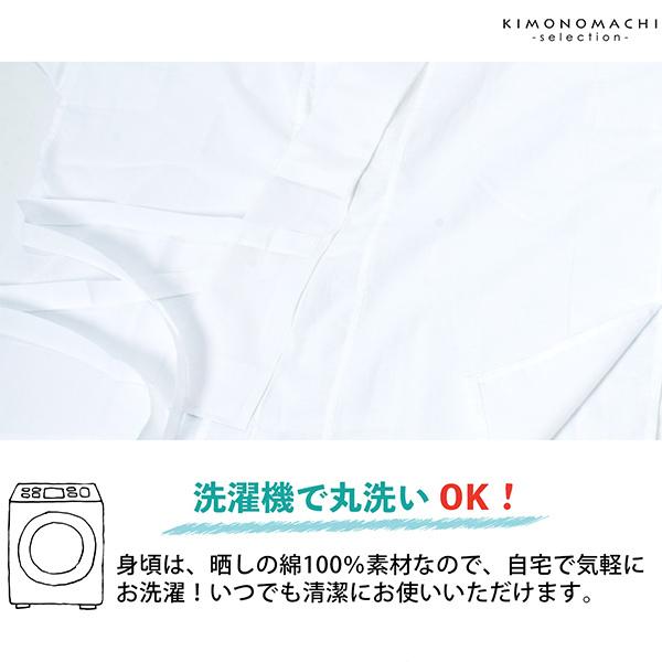 半襦袢 白 洗える半襦袢 ファスナー式 替え衿付き 襦袢 S/M/L き楽っく きらっく うそつき襦袢 ※替え袖は別売です※ カジュアル 礼装に（メール便不可)＜H＞ | ブランド登録なし | 12