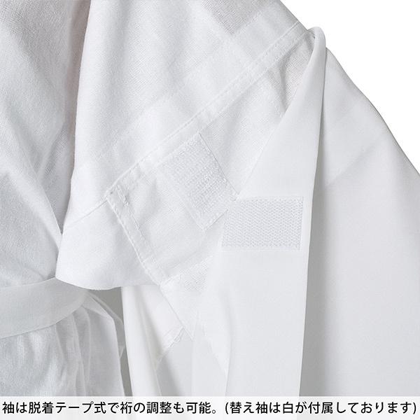 半襦袢 白 洗える半襦袢 ファスナー式 替え衿付き 替え袖付き 襦袢 S/M/L き楽っく きらっく うそつき襦袢 カジュアルにも礼装にも (メール便不可) | ブランド登録なし | 06