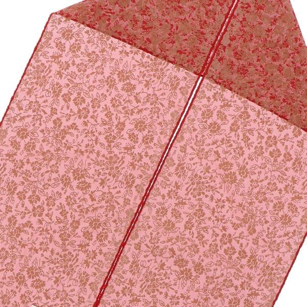 半衿 フロッキー 小花柄 「赤×ベージュ」 洒落半衿 半襟 洒落小物 成人式の振袖、卒業式の袴に 花柄 Wa de Modern 日本製 (メール便対応可)＜H＞ss2603wkm25 | ブランド登録なし | 01