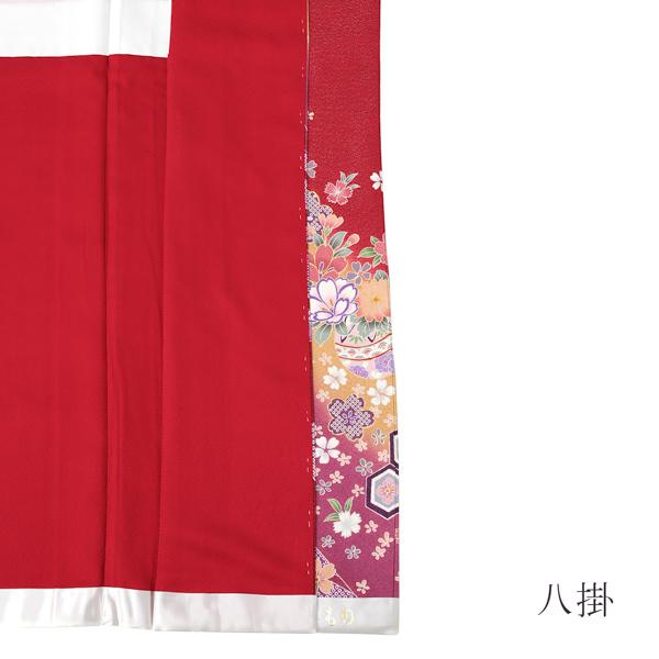 (新古品)お仕立て上がり 振袖単品 「赤地　銀通し　桜に手毬」 振り袖 着物 レディース 成人式 結婚式 結納 パーティー 晴れ着 (メール便不可)の画像