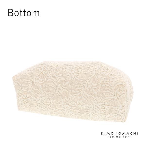 レース がま口バッグ 「オフホワイト」 バッグ 白 アンティーク調