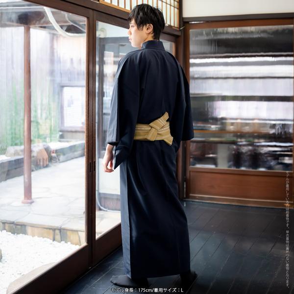 単衣　黒字に茶系のシックな紬 単衣 黒字に茶系のシックな紬 単衣 黒字に茶系