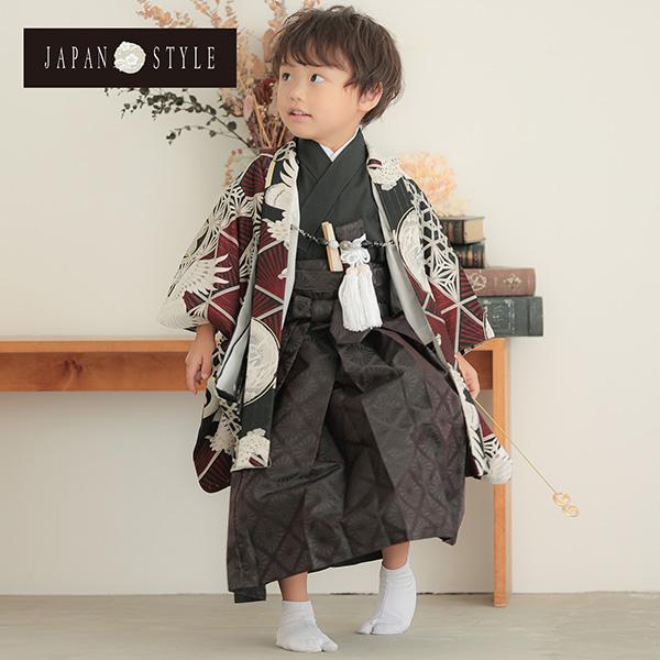 七五三　３歳　男の子　羽織　袴セット 七五三 着物 男の子 3歳 ブランド 羽織袴セット JAPAN STYLE ジャパン