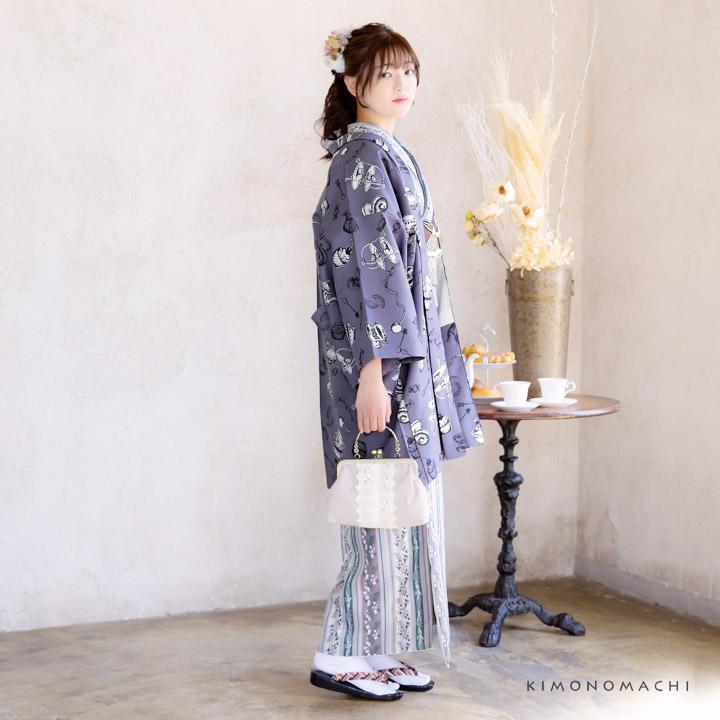 KIMONOMACHI 羽織 単品 オリジナル「アフタヌーンティー ウィスタリア