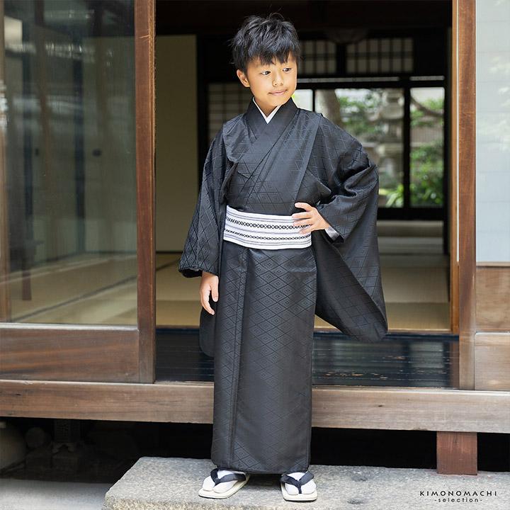 男児 男の子 雪駄 単品「黒鼻緒 16.5cm/19.5cm 全2サイズ」ライト底