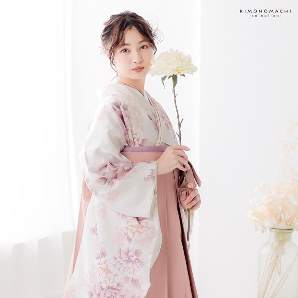 2尺袖 ポリエステル着物 金彩 牡丹 梅 袴用 2尺袖 ポリエステル着物 金彩 牡丹 梅 袴用 2尺袖 ポリエステル着物 金彩