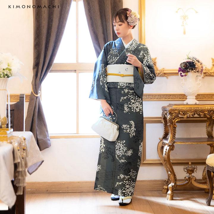 KIMONOMACHI 京袋帯 単品 数量限定 オリジナル「アイボリー ぶち猫と蝶