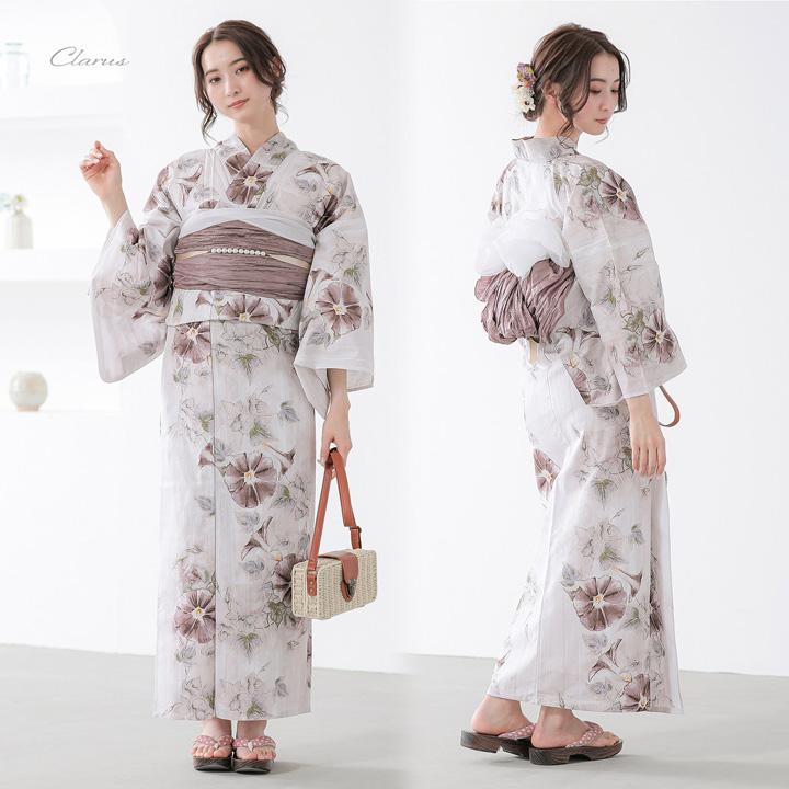 KIMONOMACHI Clarus レディース 女性浴衣 単品「夏の思い出 あじさい