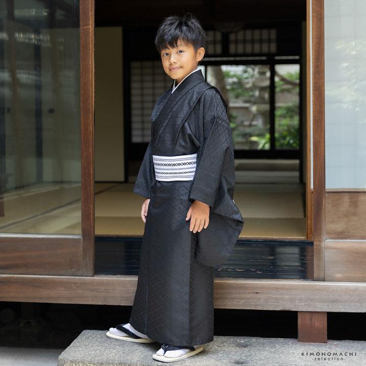 男児 男の子 雪駄 単品「黒鼻緒 16.5cm/19.5cm 全2サイズ」ライト底