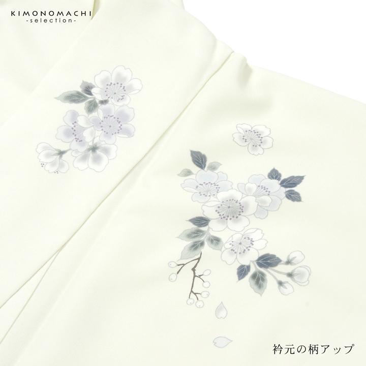 訪問着 お仕立て上がり 単品「ミルキーホワイト 野ばら」礼装