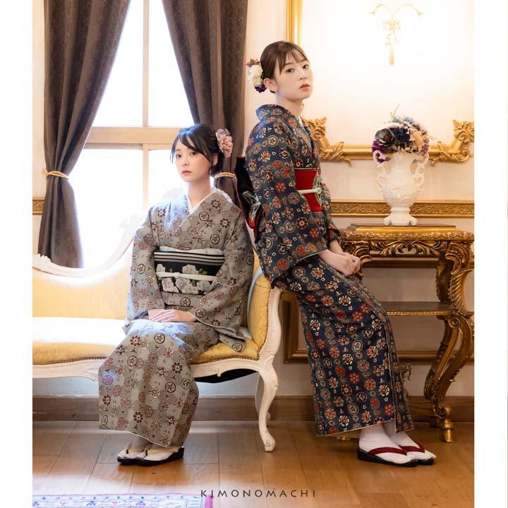 【KOMUGINOKO】洗える着物　単品 KIMONOMACHI 洗える着物 単品 「袷着物単品 全8柄」 オリジナル きもの