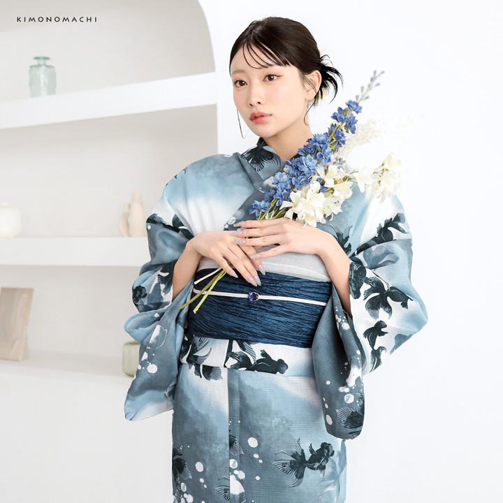 KIMONOMACHI 浴衣セット レディース 大人可愛い 浴衣2点セット（浴衣＋